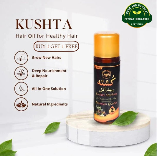 Revitalize Your Hair with Our Anti-Hair Loss Hair Oil - Promotes Density & Growth (120ml, Buy 1 Get 1 Free)