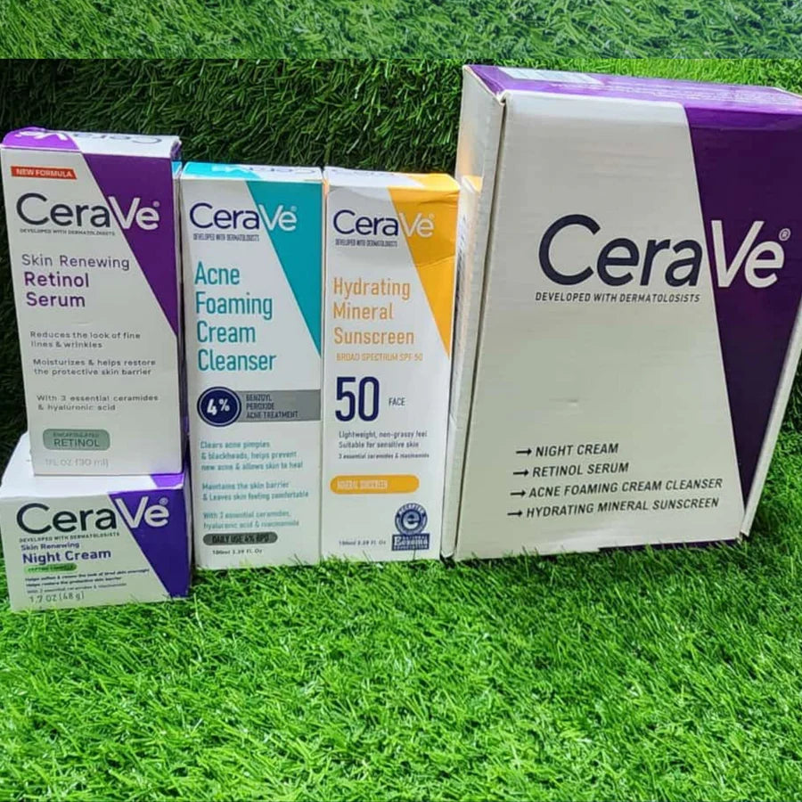 ✨ CeraVe 4-in-1 Skin Care Kit Free Delivery All Over Pakistan ✨