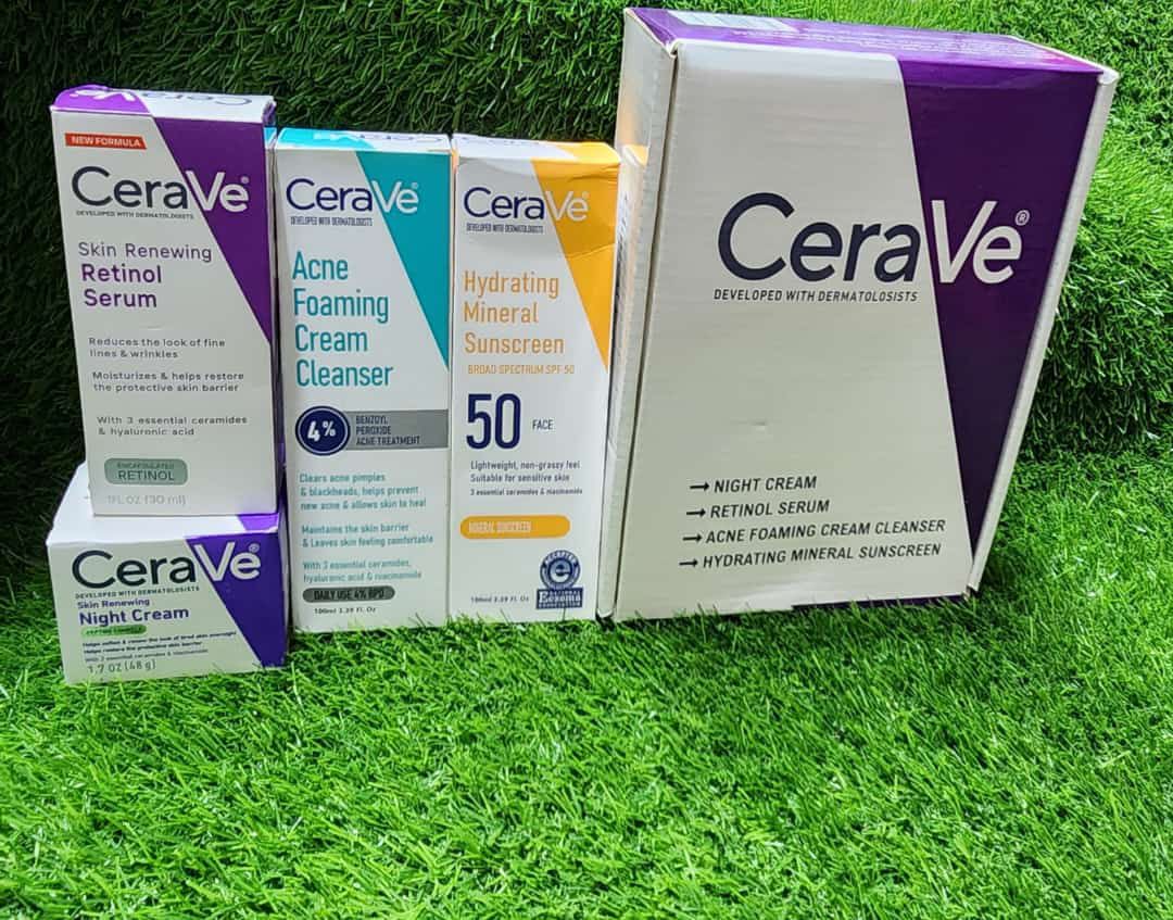 CeraVe 4 in 1 Glow kit Free Home Delivery