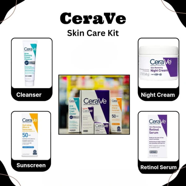 CeraVe 4 in 1 Glow kit Free Home Delivery